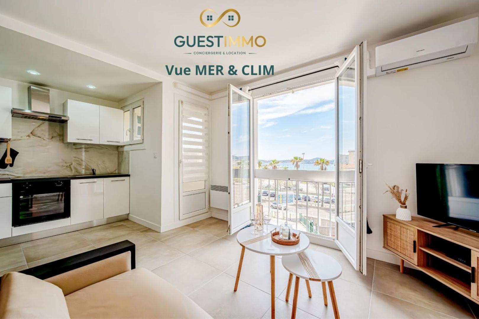 Air-Conditioned Apartment - Sea View Port Τουλόν Εξωτερικό φωτογραφία