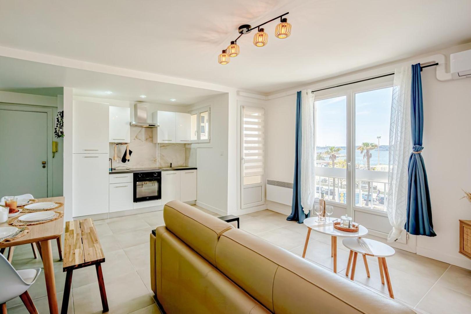 Air-Conditioned Apartment - Sea View Port Τουλόν Εξωτερικό φωτογραφία