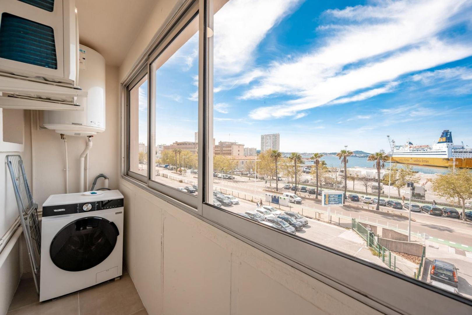 Air-Conditioned Apartment - Sea View Port Τουλόν Εξωτερικό φωτογραφία